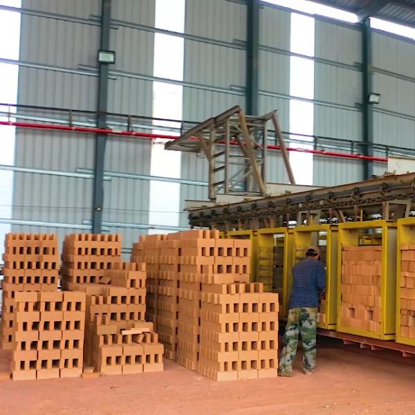 Red Clay Bricks Production Plant Automatic Brick Plant With 150m Length