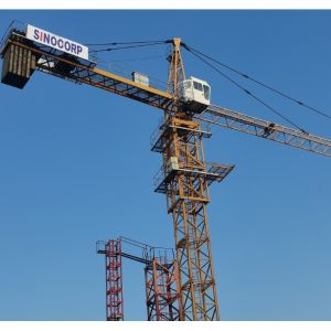 Higher Performance Lower Cost Tower Crane 75M Mobile Qtz40 Tower Crane