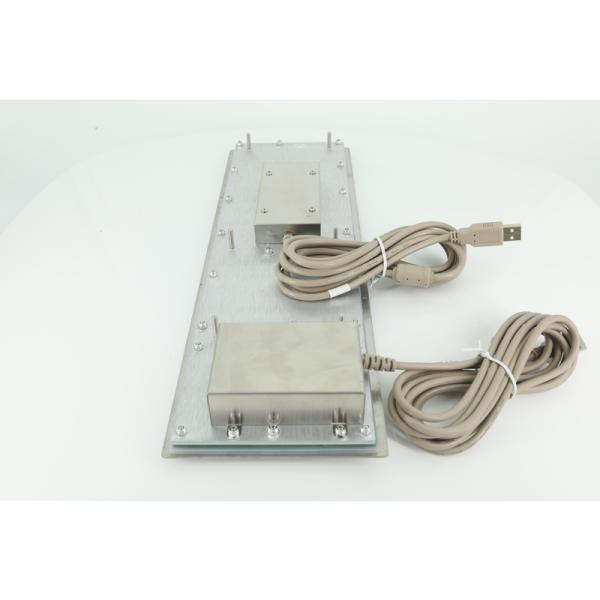 Panel Mounting Metal Industrial Keyboard With Touchpad For Self Service Kiosk