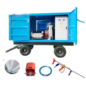 Industrial Heat Exchanger Pipeline Cleaning Equipment Water Jet Cleaning Machine