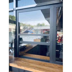 Retractable Solar Screen Folding Windows - Recessed Cassette Storage System