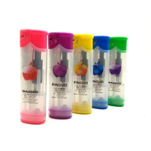 Torch Dy-F005 Model Plastic Windproof Butane Gas Lighter for Cigarette and