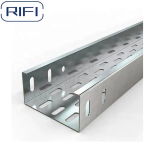 Iso Standards Fireproof Perforated Cable Tray Electrical Cable Rack High Load