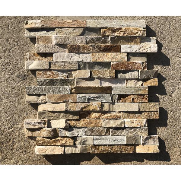 Buy Bathroom Beige Rough Slate Culture Stone Cladding Outdoor at wholesale prices
