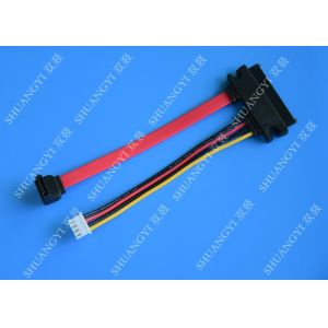 Female 22-pin to Male 7-pin SATA Data & Molex HSG Data Extension Cable