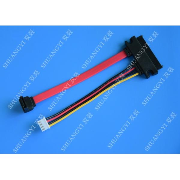 Buy Female 22-pin to Male 7-pin SATA Data & Molex HSG Data Extension Cable at wholesale prices
