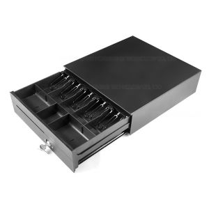 ROHS ISO Lockable Heavy Duty Cash Drawer RJ11 RJ12 Ball Bearing Slides 408