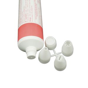 Offset Printing Design Tube Food Packaging With White Multifunctional Cap