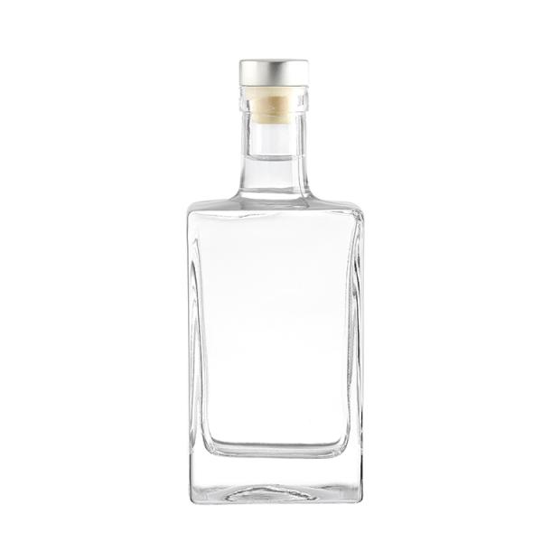 380ml Flint Rum Wine Vodka Spirits Alcoholic Liquor Bottle with Customize Sealing Type