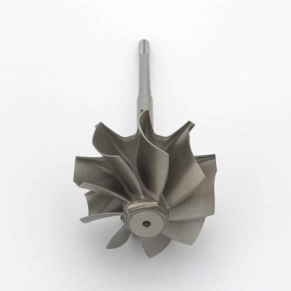 MS-TECH Turbo G40 Turbine Wheel Shaft 870630-3 FOR 860777-1/2/3 Ind 47.2mm Exd41.2mm Blades 5+5