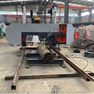 80HP Diesel Large Bandsaw Mill 2500mm Automatic Saw Mill Machine