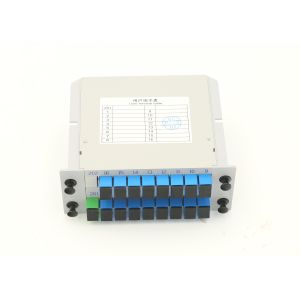 Rack Mount LGX Box Cassette 1x16 Fiber Optic Plc Splitter