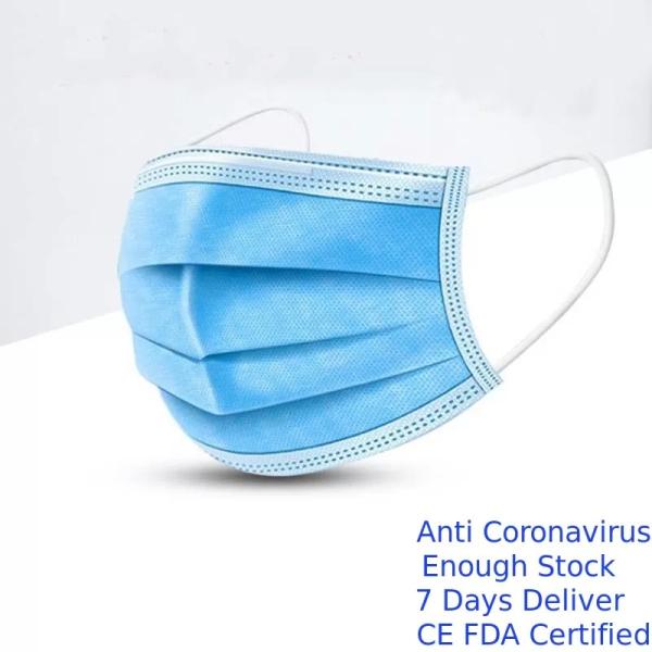 Buy Flexible Earloop Face Mask Anti Virus Protection Aluminum Nosepiece Adjustable at wholesale prices