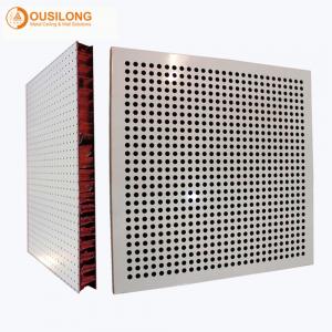 Quality Customized Square Shape Marble Grian Aluminium Aluminum Honeycomb Wall Ceiling Panel 15-20 Years Warranty for sale