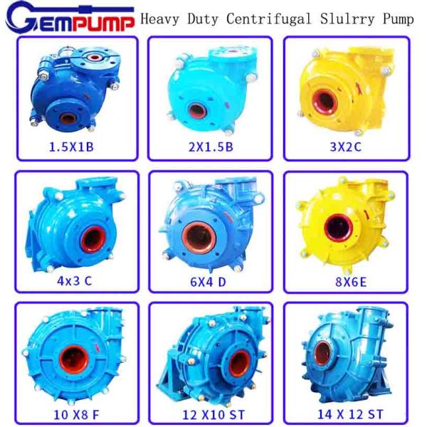 15-1200KW Heavy Duty 2 Inch Slurry Pump Mineral Processing