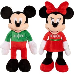 Disney Christmas Minnie Mouse and Mickey mouse Soft Plush Toys