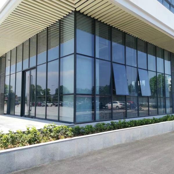 NFRC Aluminum Glass Storefront Medium Stile Windows And Doors