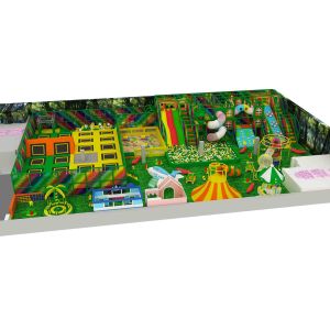 Jungle Theme Daycare Indoor Playground Equipment Home