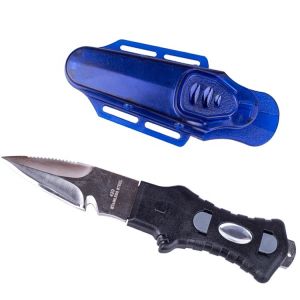 420ss BC knife with PC material holder and scabbard (SHARP TIP /BLUNT TIP) for
