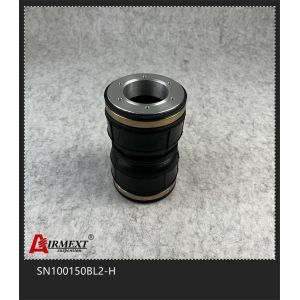 SN100150BL2-H Black Air Suspension Spring Double Convoluted Airbag Shock