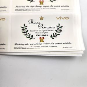 Quality Waterproof Vinyl Stickers For Daily Chemical Bottle for sale