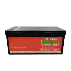 Quality Eco-friendly Deep Cycle 12V LiFePO4 Battery 50Ah 200Ah Low Self-discharge for sale