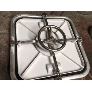 China Quick Opening Marine Hatch Cover Weathertight Aluminum Embedded Type Hatch Cover on sale
