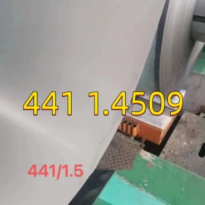 441 Stainless Steel Sheet SUS441 1.4509 0.4-4mm 2D Surface 1250mm For Automotive