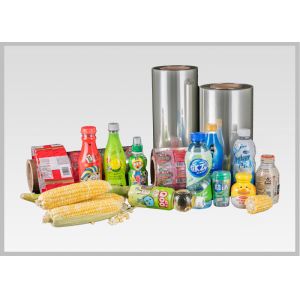 China Transparent Polylactide Label Biodegradable Compostable Film Full Body Sleeve Printable on sale