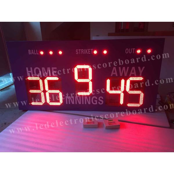 16 Inch 400mm LED Baseball Scoreboard For High School Simple Operation