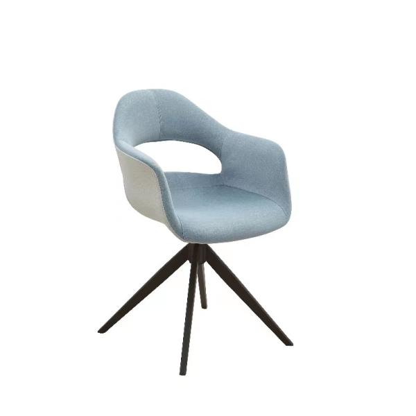 Buy 2pcs/Ctn Fabric Upholstered Chair Modern Style 480mm 580*600*840 at wholesale prices