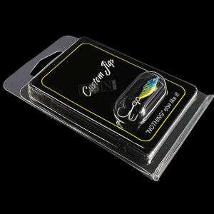 Quality Hinge Clamshell Fishing Bait Packaging Vacuum Forming Custom Bait Packaging for sale