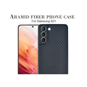 Samsung S21 Lightweight Black Aramid Fibre Phone Case