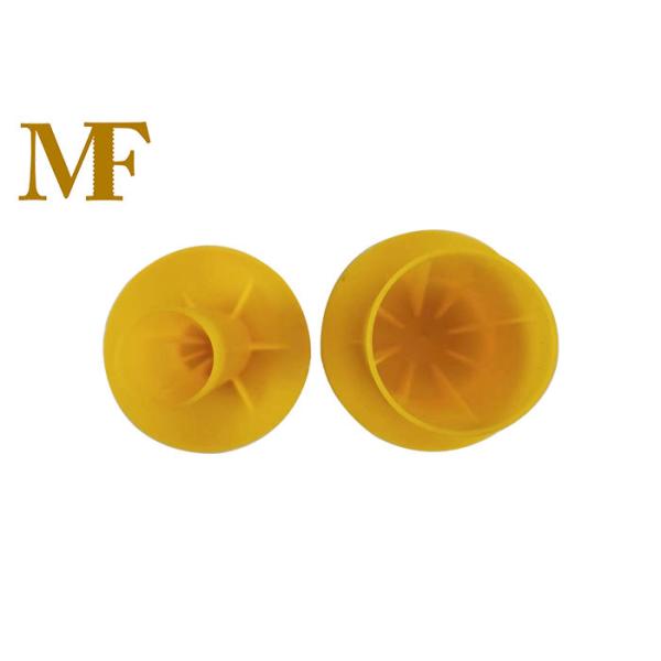Buy Construction Mushroom Rebar Cap Yellow PP PE Material at wholesale prices