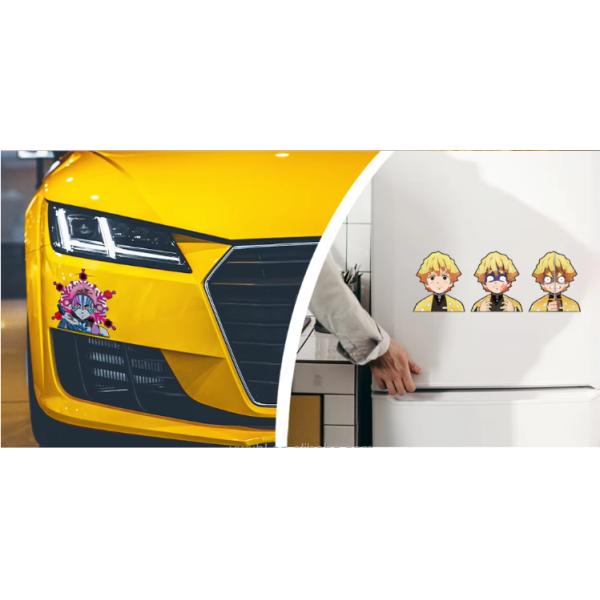 3d lenticular lens sticker / lenticular print sticker / customize 3d anime motion sticker