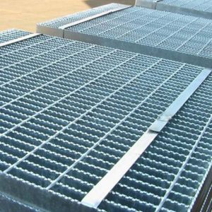 5mm Thickness Floor Drain Serrated Bar Grating Galvanized