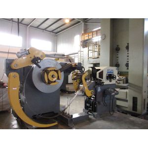 Quality Metal Material Processing Decoiler Straightener Feeder Hydraulic Heavy Material Rack for sale