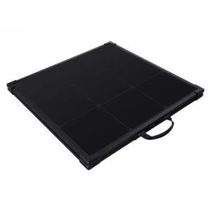 Full Black Glass Thin Frame 200W 18v Poratble Fold Up Solar Panel Kit For