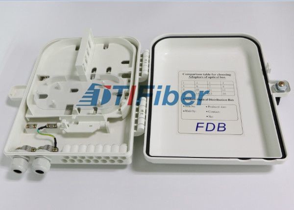 16 Core Fiber Termination Box For FTTX Access System Wall And Pole Mounted Use