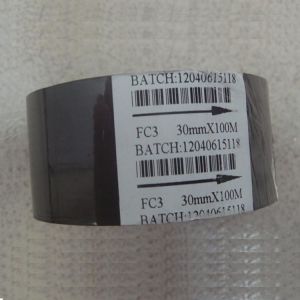 Black Color 8mm/9mm/10*1000m Hot Foil Marking Tape for Cable Industries