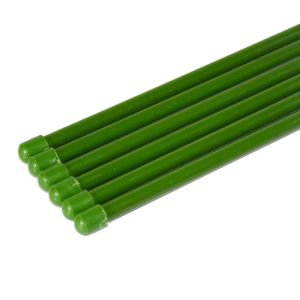 PE Reisn Covered 7mm Steel Metal Garden Plant Stakes