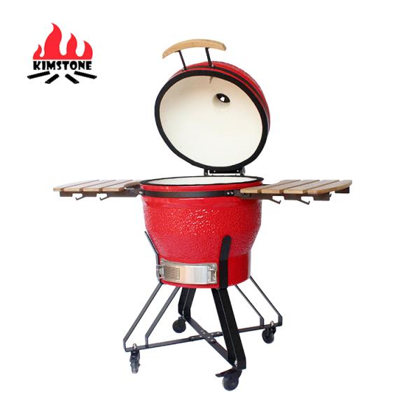 KIMSTONE the Most Popular of 22 Inch OUTDOOR Kamado Kitchen Restaurant Charcoal Griller