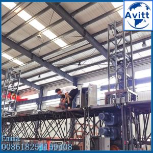 Single Mast Construction Hoist 1000kg Load 100m Height