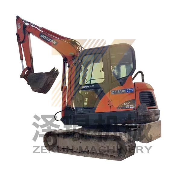 Buy Used Doosan DX60 Excavator with YANMAR Engine & Hydraulic Valve at wholesale prices