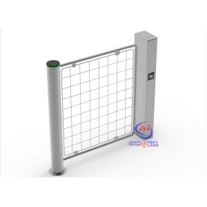 Intelligent Swing Barrier Gate with Face and Temperature Recognition for
