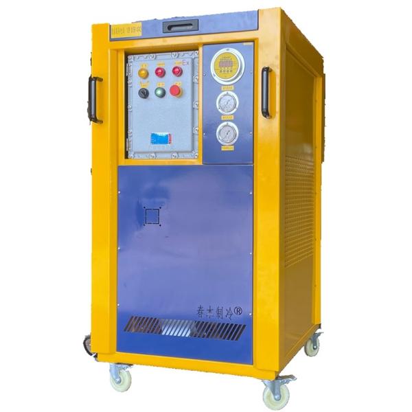 R22 R134a Oil Less 4HP Refrigerant Recycling Recovery Ac Gas Charging Machine
