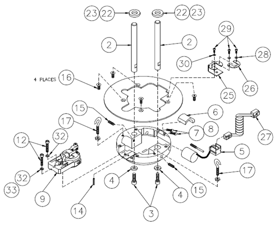 75721000 Textile Machinery Spare Parts Presser Foot For Cutter GT5250