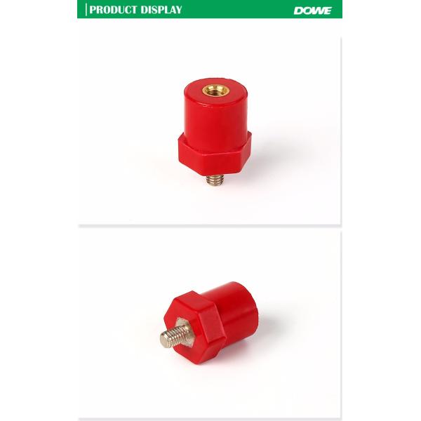 Electrical standoff busbar support insulators connect