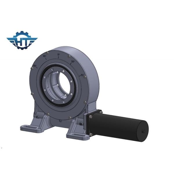C5 Single Axis Slew Drive Gearbox With Electrical Motor For PV Mounting Tracking