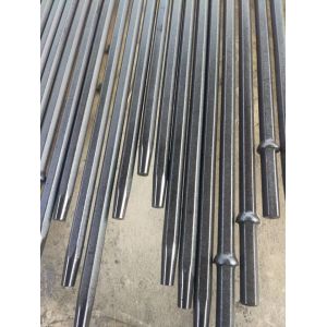 7/11/12 Degree Tapered Drill Rod With Hexagonal Steel Length Small Drilling Hole